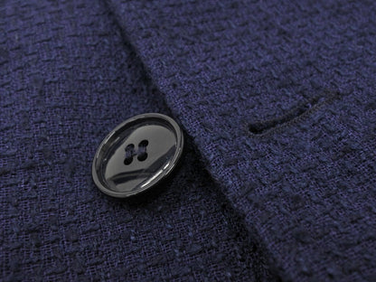 [Used] MP di MASSIMO PIOMBO Linen silk shawl collar Chesterfield coat Navy [Size 48] [NVY] [A/W] [Condition Rank B] ​​[Men&