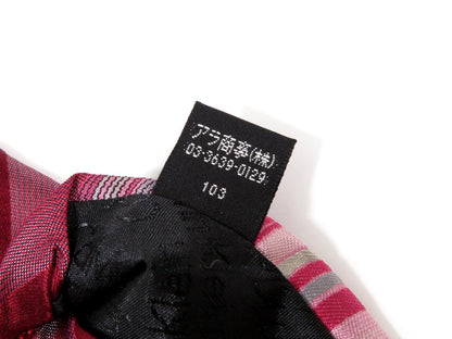 [Used] Calvin Klein Striped 3-fold Silk Tie Red x Pink [RED] [S/S/A/W] [Condition Rank B] [Men&