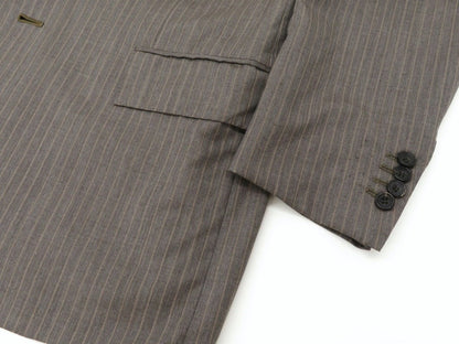 [Used] Kiton Striped Cashmere 3-Button Suit, Ash Brown [Size 50] [BRW] [A/W] [Condition Rank B] ​​[Men&