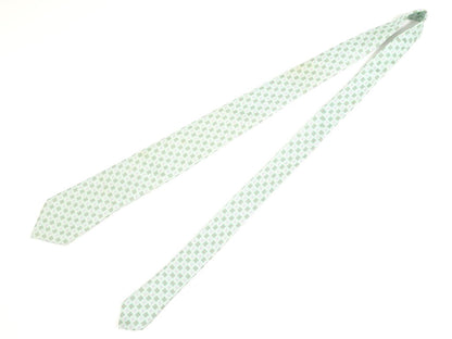 [Used] Luigi Borrelli Small Pattern Tri-Fold Silk Tie Mint Green [GRN] [S/S/A/W] [Condition Rank D] [Men&