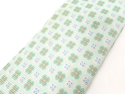 [Used] Luigi Borrelli Small Pattern Tri-Fold Silk Tie Mint Green [GRN] [S/S/A/W] [Condition Rank D] [Men&