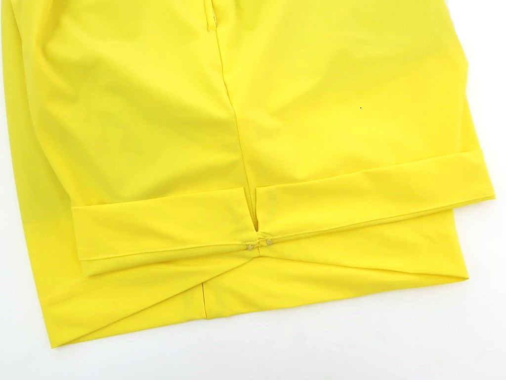 [New Outlet] PT01 Polyester Swim Shorts Swimwear KULT DELTA Yellow x Light Blue [Size 46] [YEL] [S/S] [Condition Rank N-] [Men&