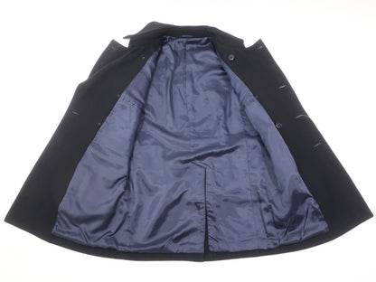 【中古】シップス SHIPS カシミア混ウールナイロン ダブルブレステッドコート ネイビー【サイズS】【NVY】【A/W】【状態ランクB】【メンズ】【10303-955578】
