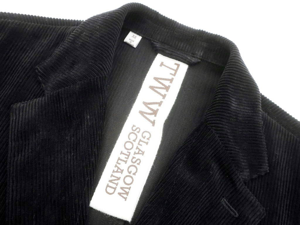 [Used] Traditional Weatherwear Corduroy 3B Set-up Suit Black [Size XS] [BLK] [A/W] [Condition Rank C] [Men&