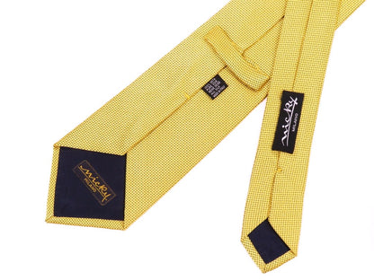 [Used] Nicky 3-fold solid silk tie, herringbone, yellow [YEL] [S/S/A/W] [Condition: A] [Men&