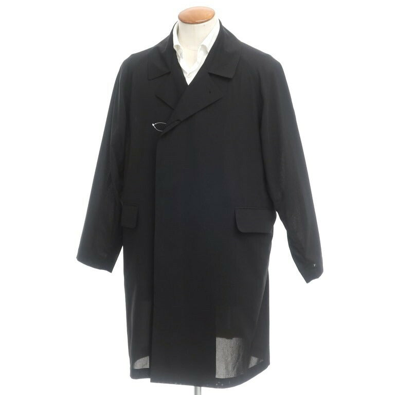 [Used] CUSTOM CULTURE Polyester Hidden Front Spring Coat Black [Size 2] [BLK] [S/S] [Condition Rank A] [Men&