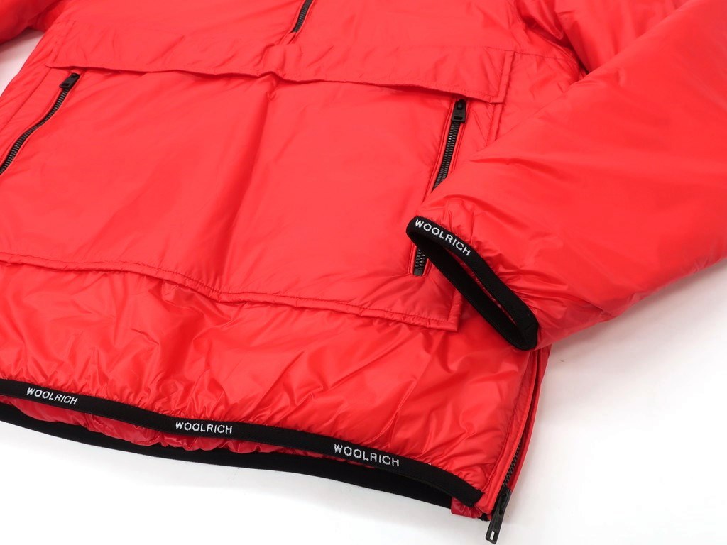 【新品】ウールリッチ WOOLRICH PACK-IT ANORAK ナイロン PRIMALOFT 中綿 アノラックパーカー レッド【サイズS】【RED】【A/W】【状態ランクN】【メンズ】【10201-955481】