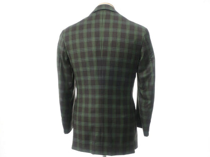 [Used] [Unused] Sartoria Seminara Wool Check 3B Jacket Black Brown x Green [Size not specified (S size)] [BRW] [A/W] [Condition rank S] [Men&