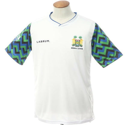 [New] LABRUM LONDON Sierra Leone National Team Uniform T-Shirt White x Blue x Green [Size M] [WHT] [S/S] [Condition Rank N] [Men&