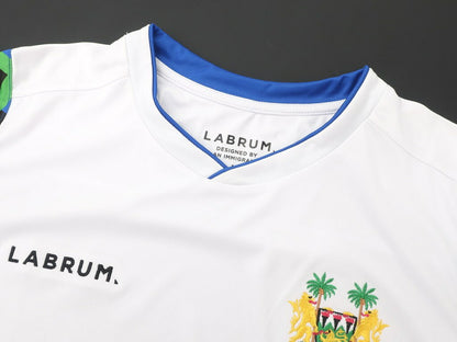 [New] LABRUM LONDON Sierra Leone National Team Uniform T-Shirt White x Blue x Green [Size M] [WHT] [S/S] [Condition Rank N] [Men&