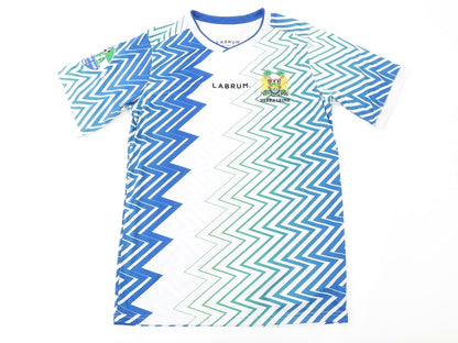 [New] LABRUM LONDON Sierra Leone National Team Uniform T-Shirt White x Blue x Green [Size M] [WHT] [S/S] [Condition Rank N] [Men&