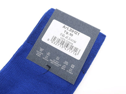 [New] TIE YOUR TIE Filo Scozia Cotton Color Socks Blue [Size 10] [BLU] [S/S/A/W] [Condition Rank N] [Men&