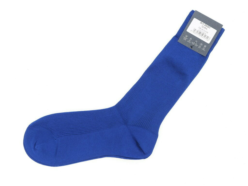 [New] TIE YOUR TIE Filo Scozia Cotton Color Socks Blue [Size 10 1/2] [BLU] [S/S/A/W] [Condition Rank N] [Men&