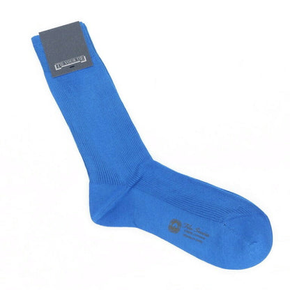 [New] TIE YOUR TIE Filo Scozia Cotton Color Socks Light Blue [Size 10 1/2] [BLU] [S/S/A/W] [Condition Rank N] [Men&