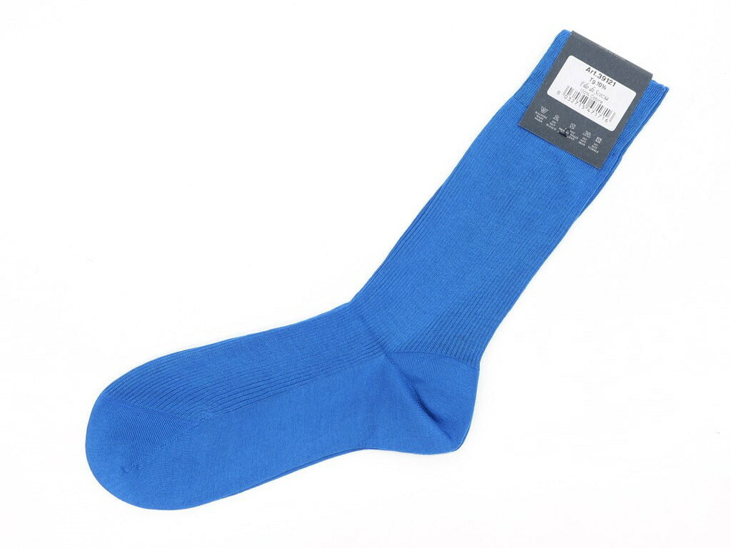 [New] TIE YOUR TIE Filo Scozia Cotton Color Socks Light Blue [Size 10 1/2] [BLU] [S/S/A/W] [Condition Rank N] [Men&