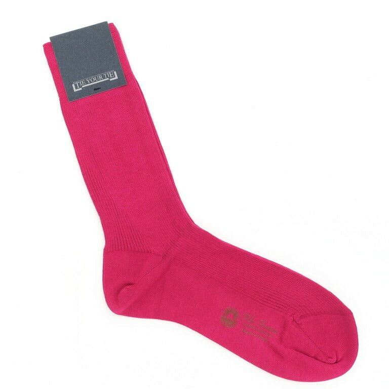 [New] TIE YOUR TIE Filo Scozia Cotton Color Socks Pink [Size 10 1/2] [PNK] [S/S/A/W] [Condition Rank N] [Men&