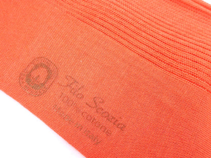 [New] TIE YOUR TIE Filo Scozia Cotton Color Socks Orange [Size 10 1/2] [ORG] [S/S/A/W] [Condition Rank N] [Men&