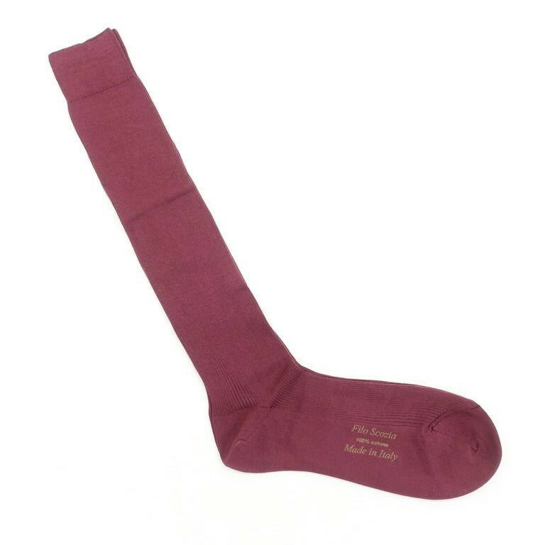 【新品】タイユアタイ TIE YOUR TIE Filo Scozia ホーズソックス ワインレッド【 10.5 】【 状態ランクN 】【 メンズ 】 [CPD]