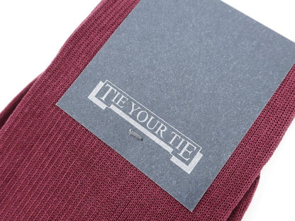 【新品】タイユアタイ TIE YOUR TIE Filo Scozia ホーズソックス ワインレッド【 10.5 】【 状態ランクN 】【 メンズ 】 [CPD]
