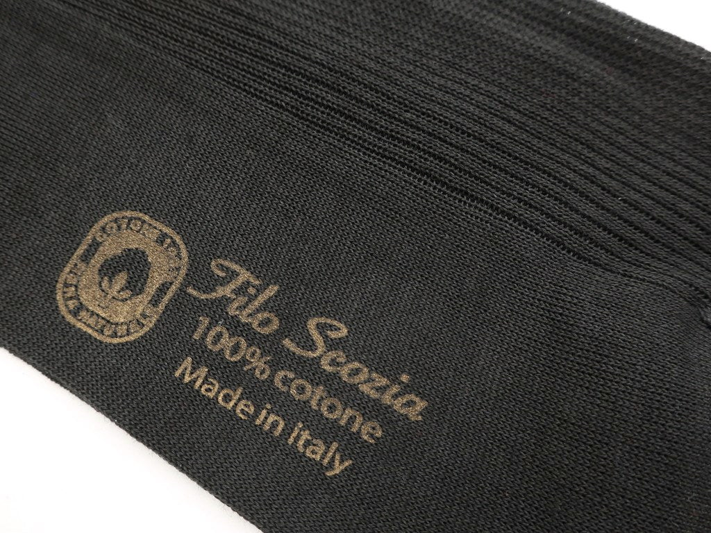 [New] TIE YOUR TIE Filo Scozia Cotton Business Socks Charcoal Gray [Size 10] [GRY] [S/S/A/W] [Condition Rank N] [Men&