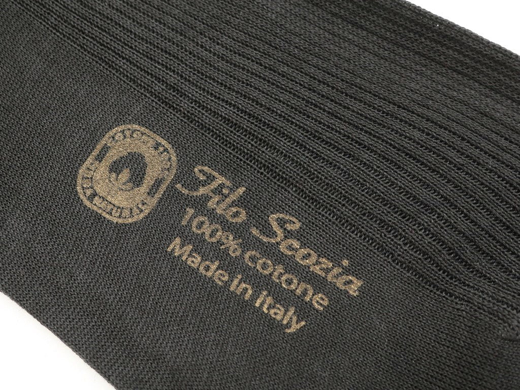 [New] TIE YOUR TIE Filo Scozia Cotton Business Socks Charcoal Gray [Size 10 1/2] [GRY] [S/S/A/W] [Condition Rank N] [Men&