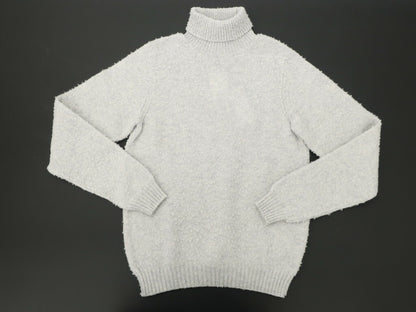 【新品】スカリオーネ SCAGLIONE ミドルゲージウール タートルネックニット ライトグレー【 L 】【 状態ランクN 】【 メンズ 】[CPD]