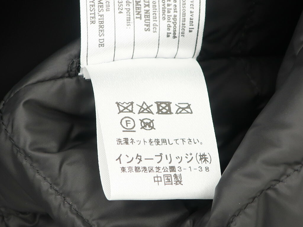 [Used] Fusalp nylon polyurethane down coat, black [size 46] [BLK] [A/W] [Condition rank D] [Men&