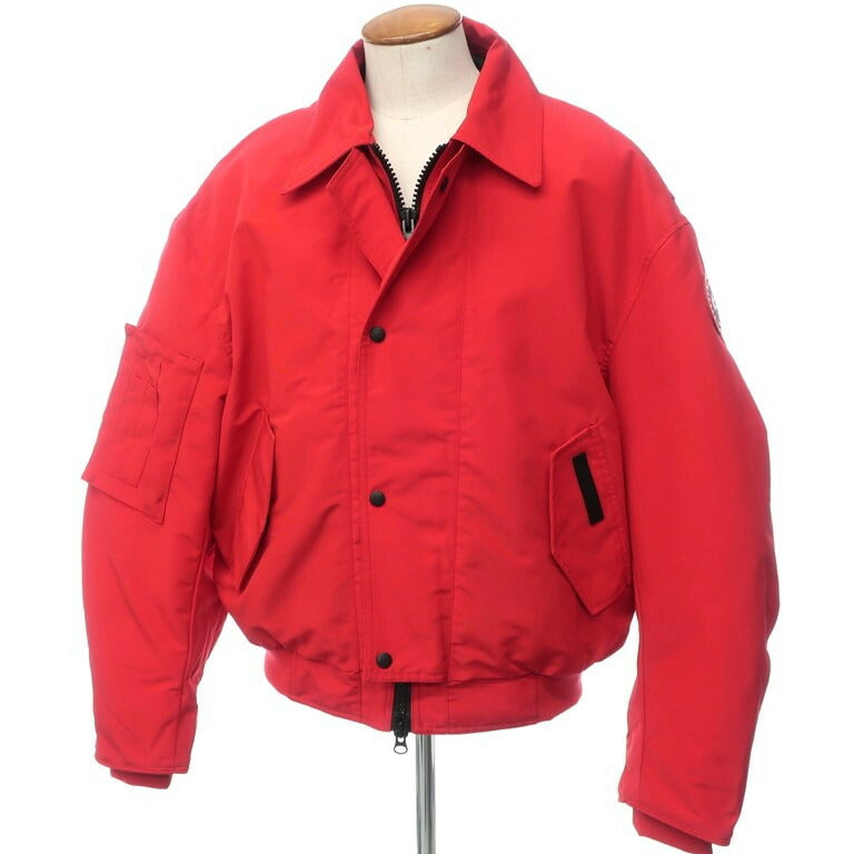 【中古】カナダグース CANADA GOOSE 2021年秋冬 ANGEL CHENコラボ  ダウン ボンバージャケット レッド【サイズM】【RED】【A/W】【状態ランクA】【メンズ】【10201-955450】