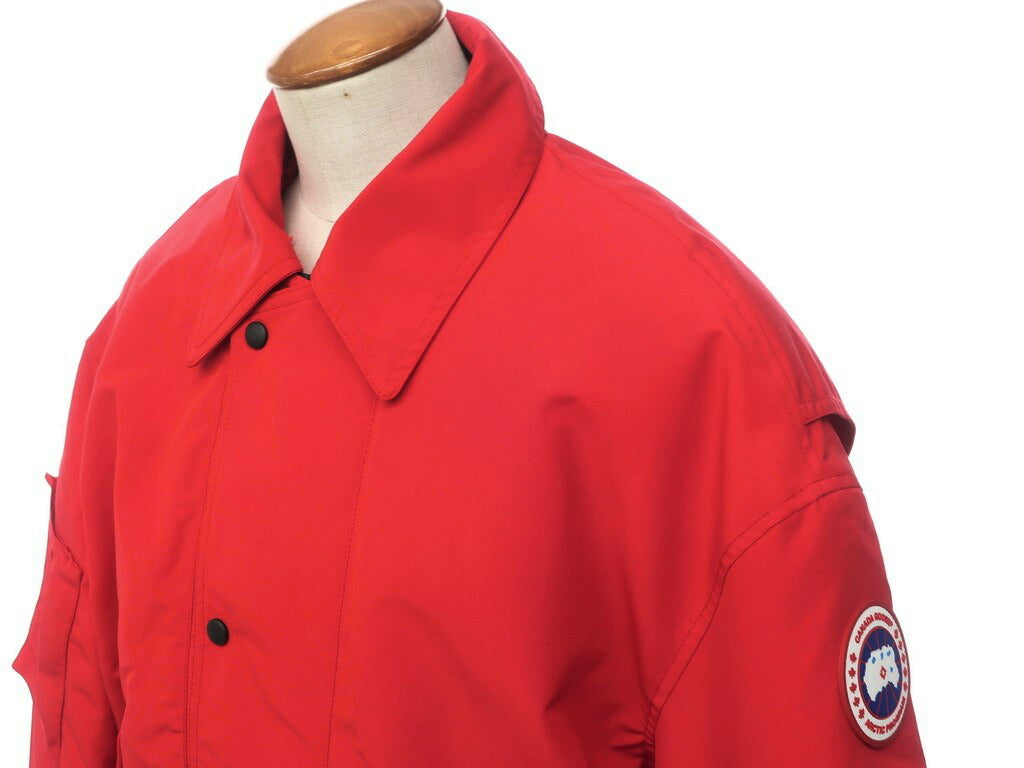 【中古】カナダグース CANADA GOOSE 2021年秋冬 ANGEL CHENコラボ  ダウン ボンバージャケット レッド【サイズM】【RED】【A/W】【状態ランクA】【メンズ】【10201-955450】