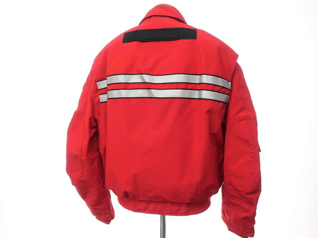 【中古】カナダグース CANADA GOOSE 2021年秋冬 ANGEL CHENコラボ  ダウン ボンバージャケット レッド【サイズM】【RED】【A/W】【状態ランクA】【メンズ】【10201-955450】