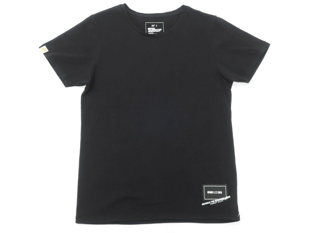 [Used] Bedwin &amp;amp; The Heartbreakers Wind and Sea collaboration cotton short-sleeve crew neck T-shirt black [Size 1] [BLK] [S/S] [Condition rank B] [Men&