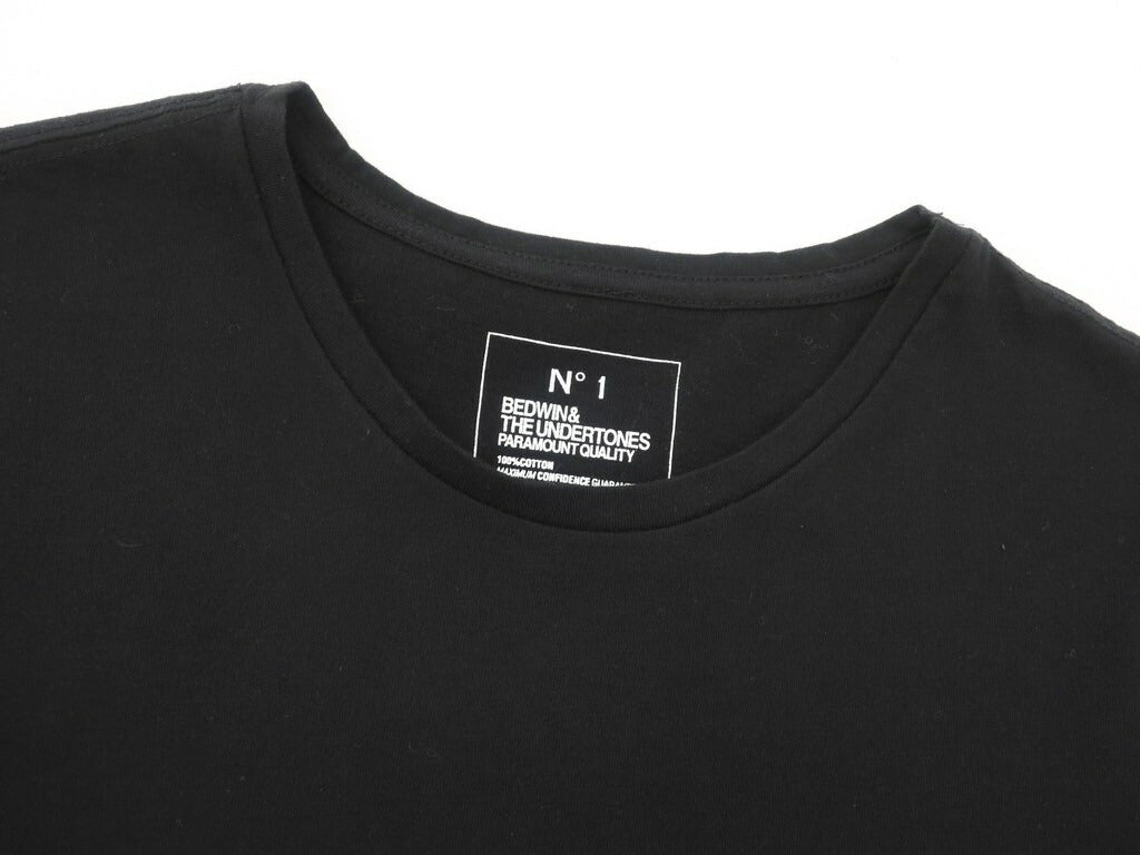 [Used] Bedwin &amp;amp; The Heartbreakers Wind and Sea collaboration cotton short-sleeve crew neck T-shirt black [Size 1] [BLK] [S/S] [Condition rank B] [Men&