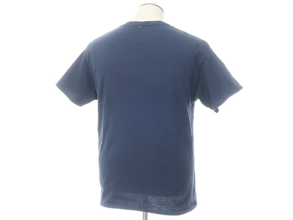 [Used] EXTENSION Printed Crew Neck Short Sleeve T-Shirt Navy [Size L] [NVY] [S/S] [Condition Rank C] [Men&