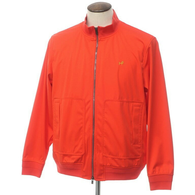 [New] Heel Creek Polyester Jersey Zip-up Blouson Red [Size 52] [RED] [S/S] [Condition Rank N] [Men&