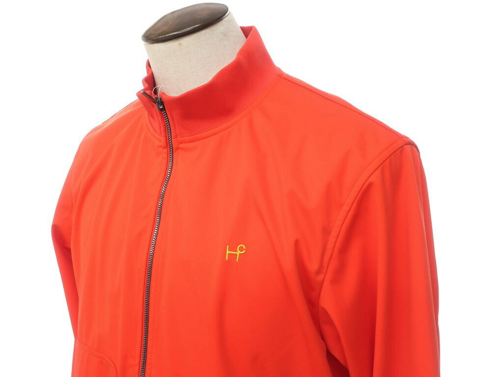 [New] Heel Creek Polyester Jersey Zip-up Blouson Red [Size 52] [RED] [S/S] [Condition Rank N] [Men&