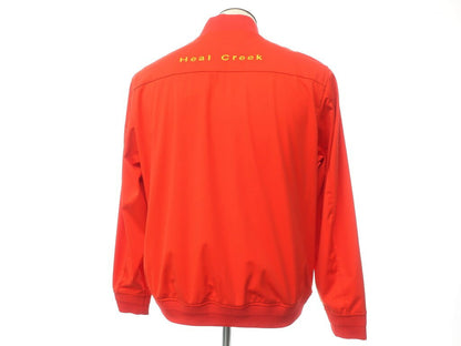 [New] Heel Creek Polyester Jersey Zip-up Blouson Red [Size 52] [RED] [S/S] [Condition Rank N] [Men&