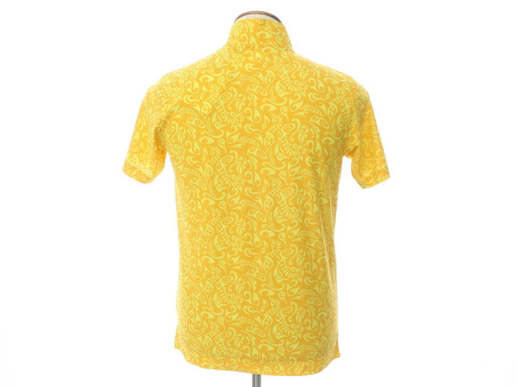 [New] Heel Creek short sleeve half zip cut and sew, yellow [Size 48] [YEL] [S/S] [Condition Rank N] [Men&