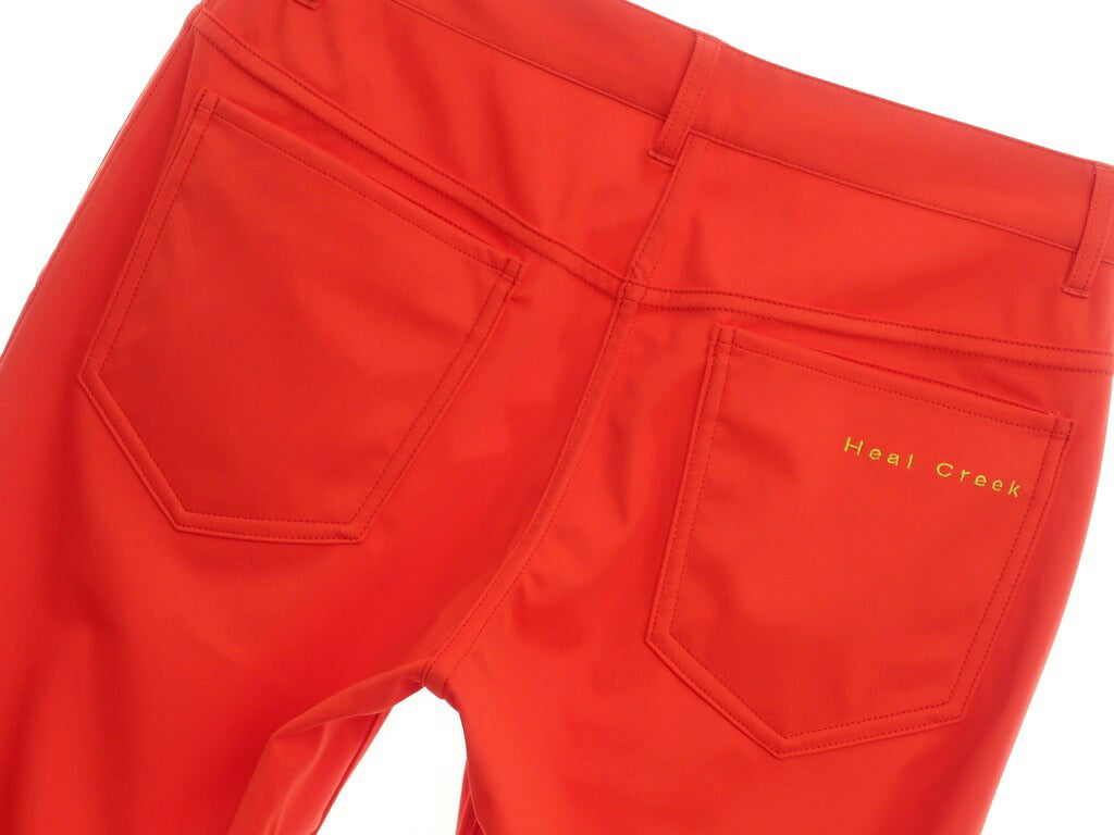 [New] Heal Creak Reversible Polyester Golf Slacks Pants Red [Size 78] [RED] [S/S] [Condition Rank N] [Men&