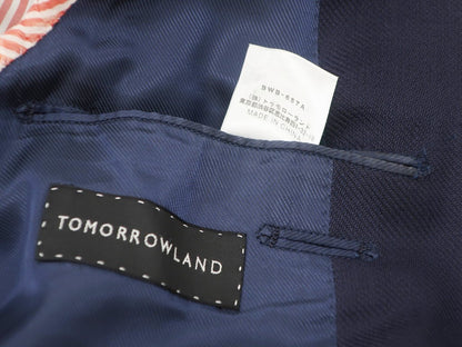 [Used] TOMORROWLAND Wool Silk Mohair 2B Tailored Jacket Navy [Size 44] [NVY] [S/S] [Condition Rank D] [Men&