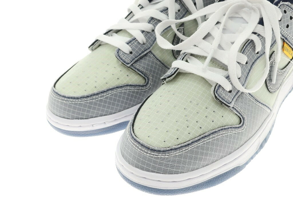 [Used] Nike NIKE UNION collaboration DUNK LOW/U Dunk sneakers White x Navy x Green [Size 27cm] [GRY] [S/S/A/W] [Condition Rank A] [Men&