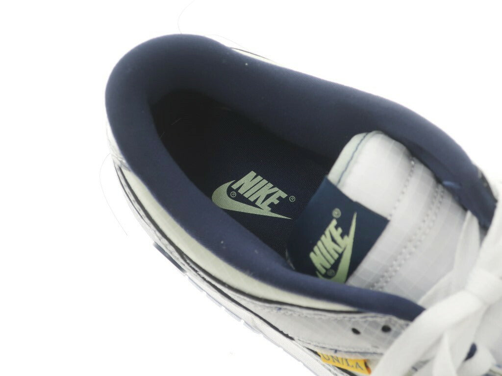 [Used] Nike NIKE UNION collaboration DUNK LOW/U Dunk sneakers White x Navy x Green [Size 27cm] [GRY] [S/S/A/W] [Condition Rank A] [Men&