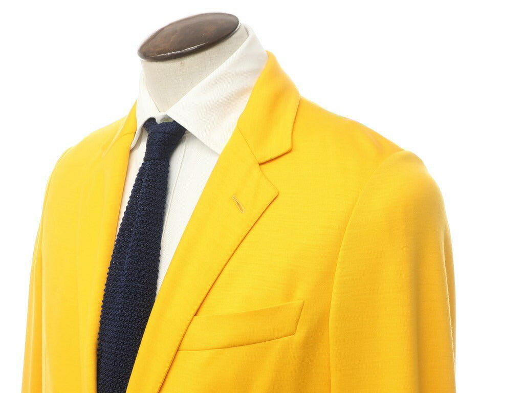 [New Outlet] Belvest Wool Jersey 2B Set-up Suit Yellow Orange [Size 50 Drop8] [ORG] [S/S] [Condition Rank N-] [Men&