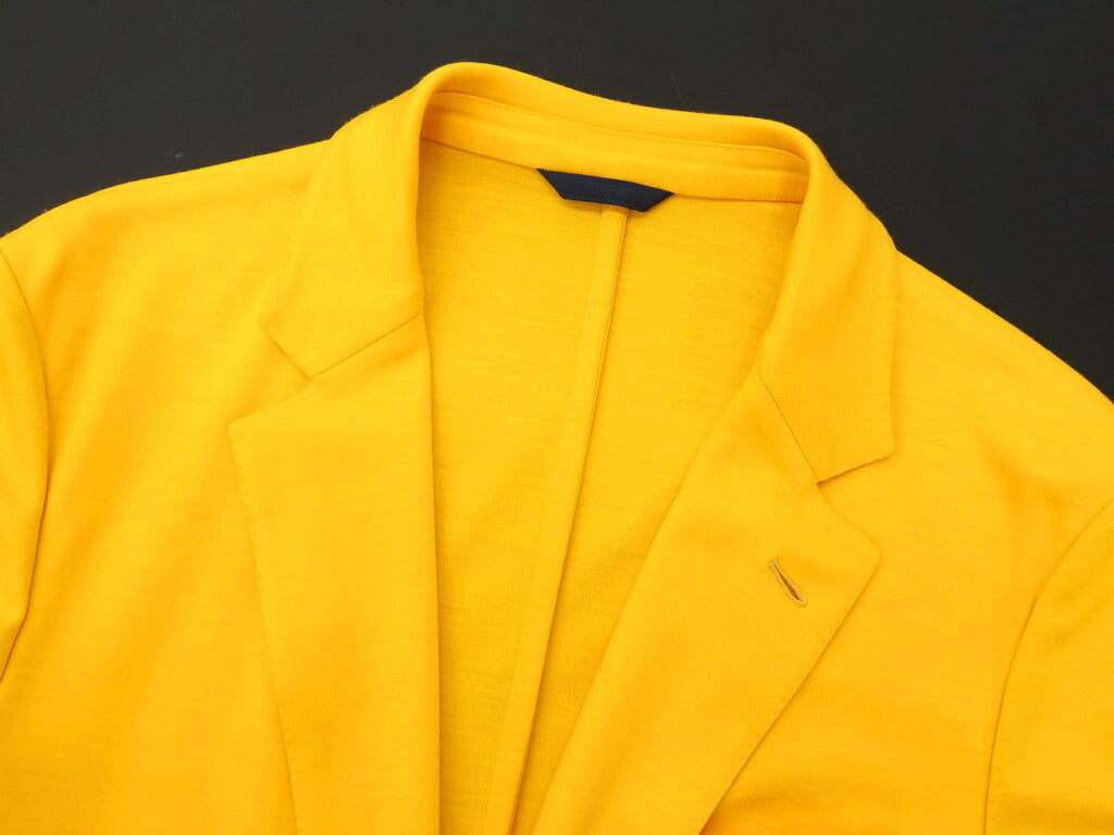 [New Outlet] Belvest Wool Jersey 2B Set-up Suit Yellow Orange [Size 50 Drop8] [ORG] [S/S] [Condition Rank N-] [Men&