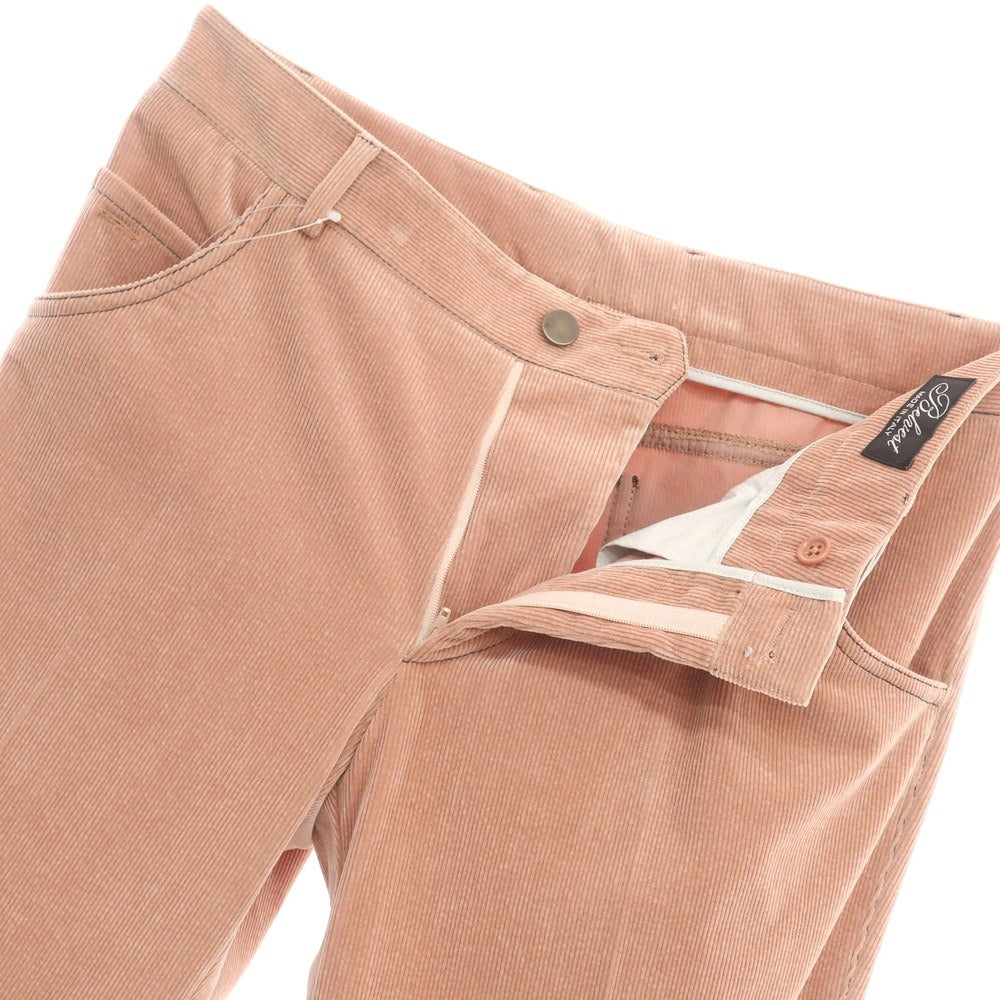 [New] Belvest Stretch Polyester Cotton Corduroy Pants Salmon Pink [Size 46] [PNK] [A/W] [Condition Rank N] [Men&