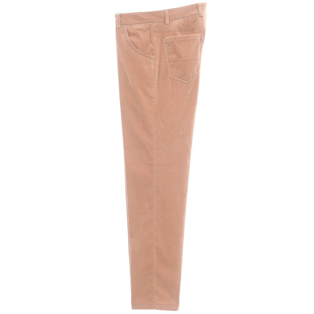 [New] Belvest Stretch Polyester Cotton Corduroy Pants Salmon Pink [Size 46] [PNK] [A/W] [Condition Rank N] [Men&