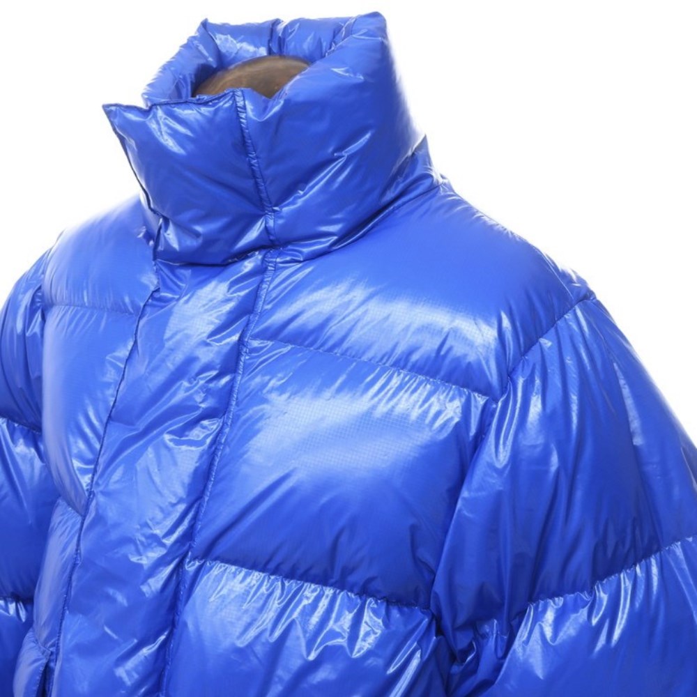 【中古】エンタイア スタジオ Entire Studios リップストップナイロン ダウンジャケット ブルー【 L 】【 状態ランクA 】【 メンズ 】 [DPD]