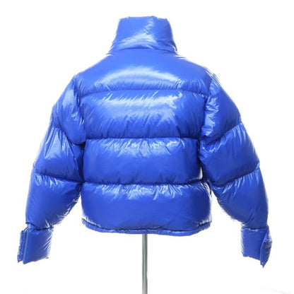 【中古】エンタイア スタジオ Entire Studios リップストップナイロン ダウンジャケット ブルー【 L 】【 状態ランクA 】【 メンズ 】 [DPD]