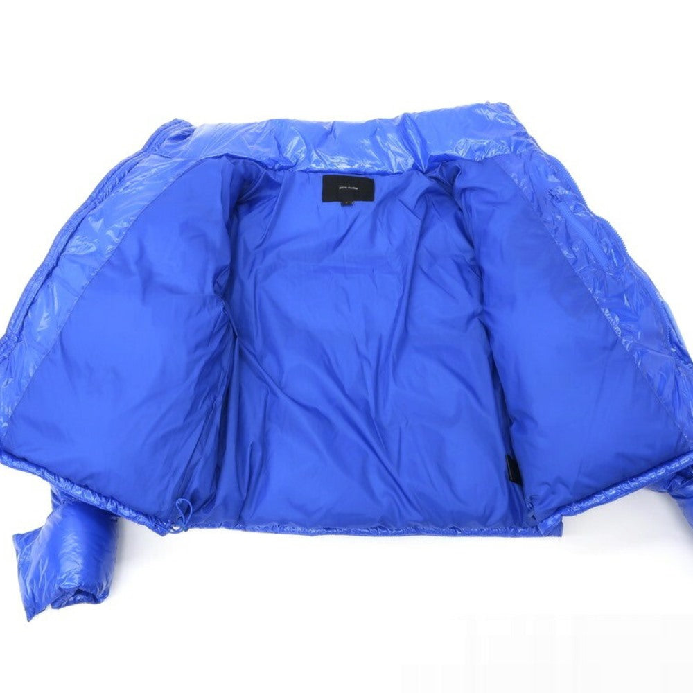 【中古】エンタイア スタジオ Entire Studios リップストップナイロン ダウンジャケット ブルー【 L 】【 状態ランクA 】【 メンズ 】 [DPD]