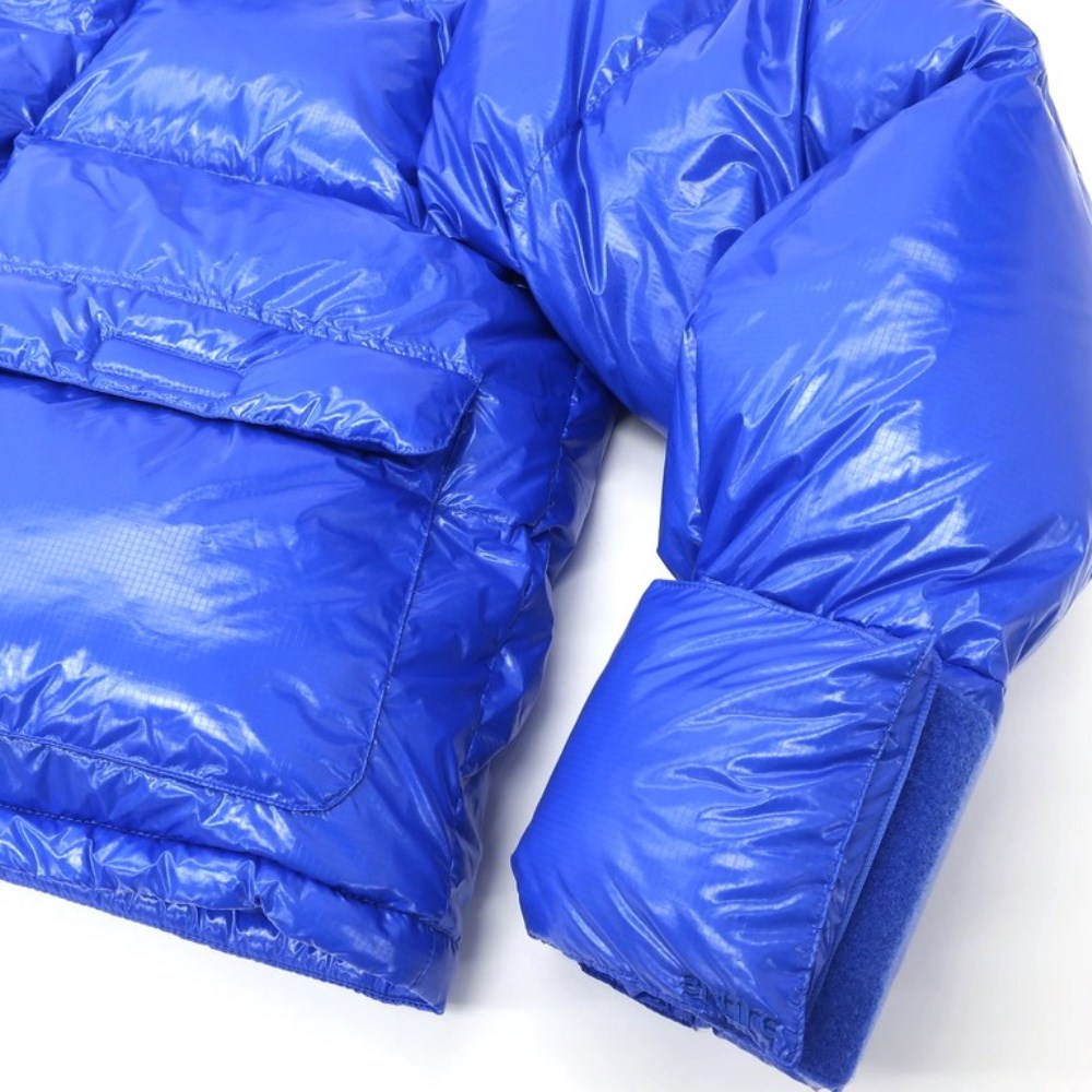【中古】エンタイア スタジオ Entire Studios リップストップナイロン ダウンジャケット ブルー【 L 】【 状態ランクA 】【 メンズ 】 [DPD]
