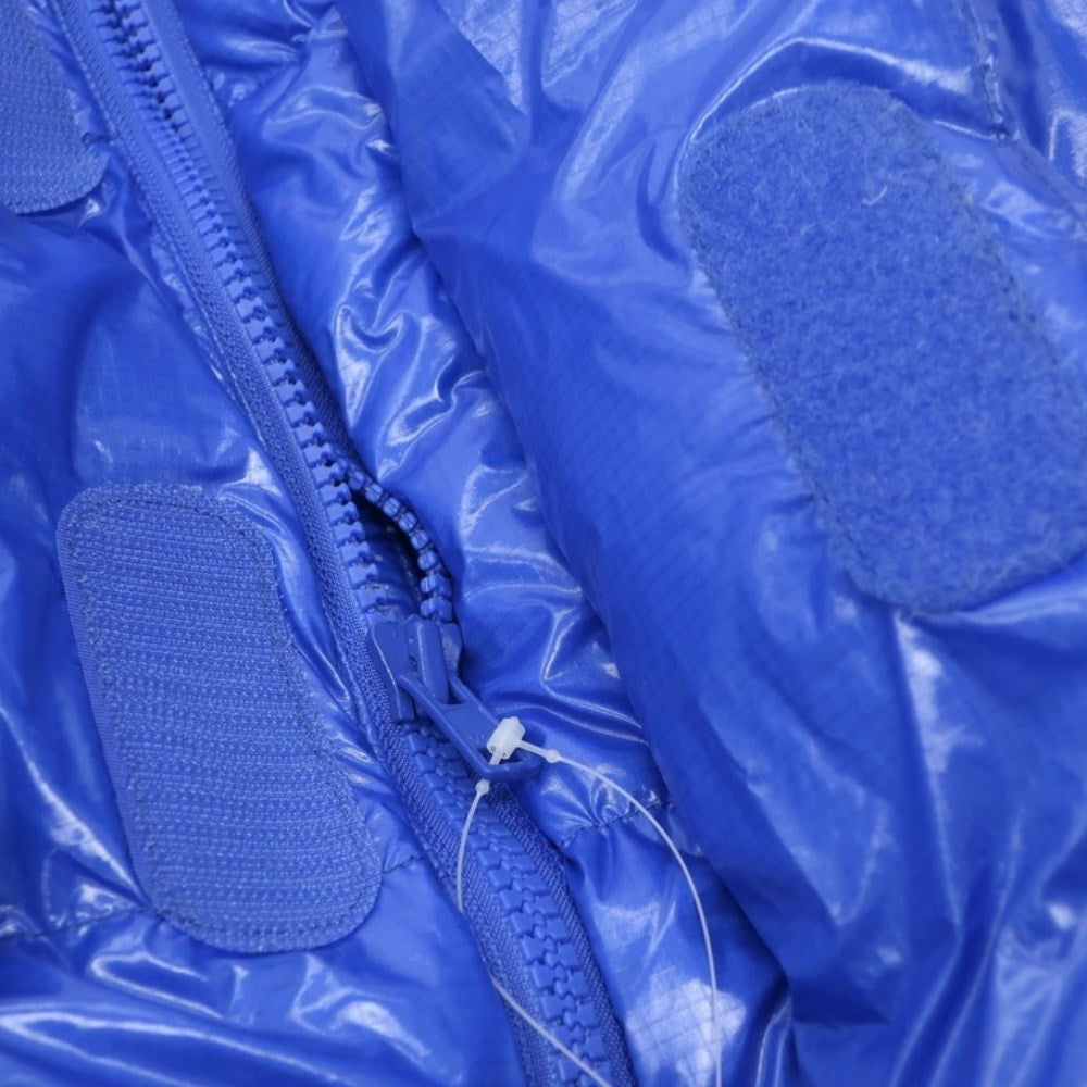 【中古】エンタイア スタジオ Entire Studios リップストップナイロン ダウンジャケット ブルー【 L 】【 状態ランクA 】【 メンズ 】 [DPD]